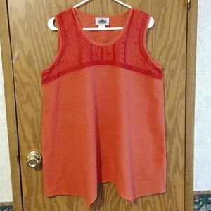 Boho Embroidered Tank Top